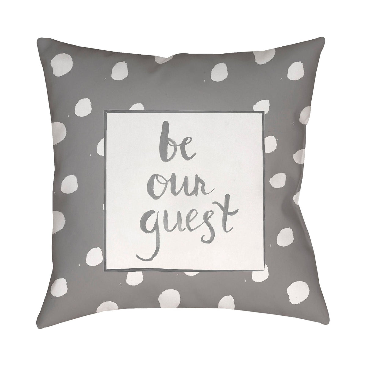 Livabliss - Be Our Guest Accent Pillow - QTE002-1818 | Montreal Lighting & Hardware