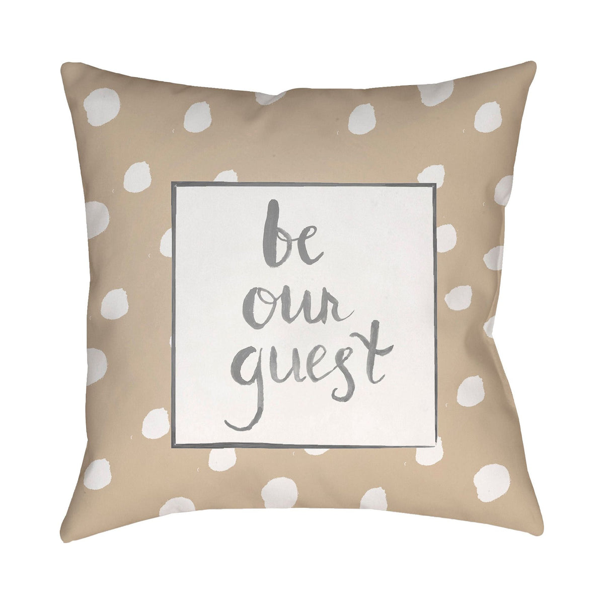 Livabliss - Be Our Guest Accent Pillow - QTE004-1818 | Montreal Lighting & Hardware