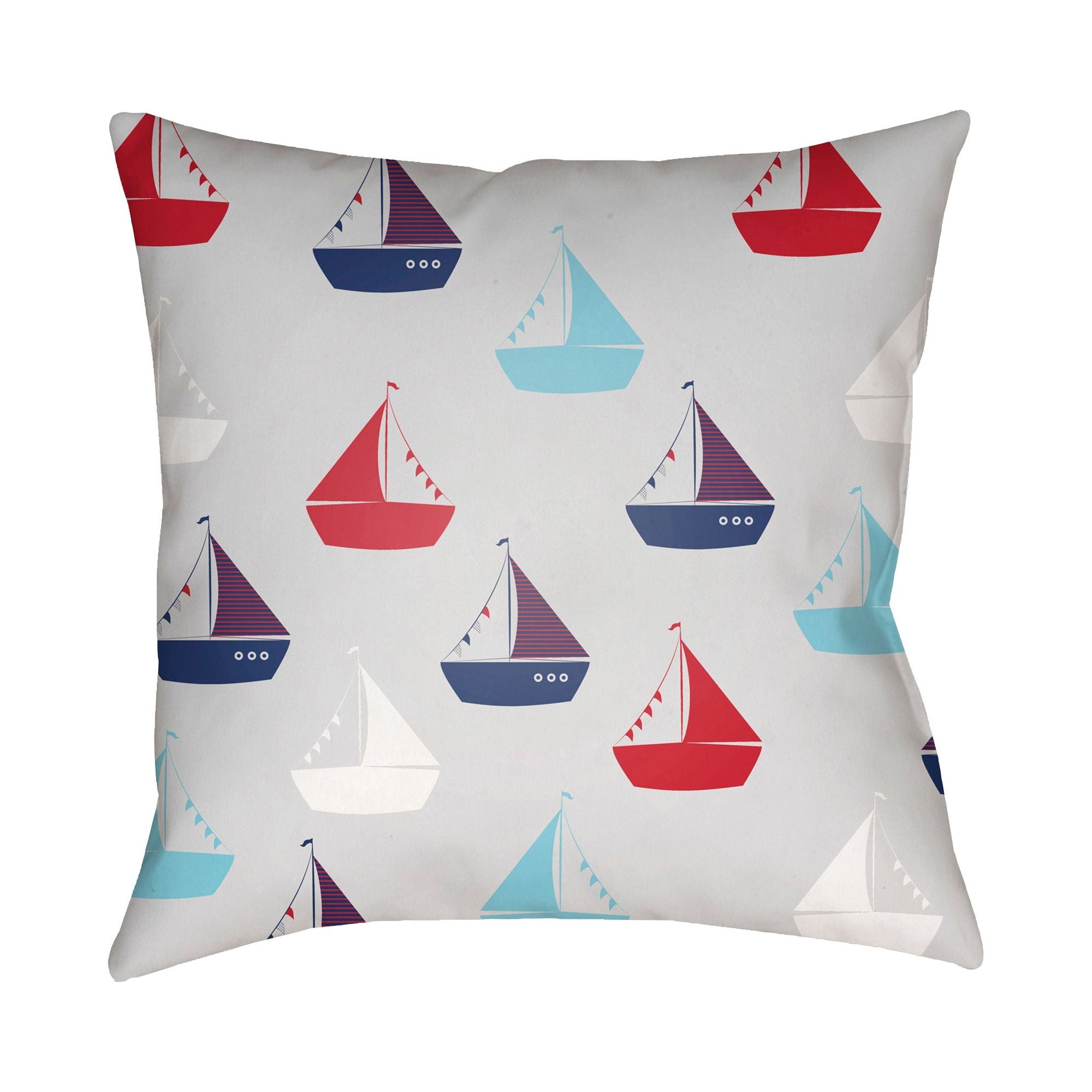 Livabliss - Boats Accent Pillow - LIL016-1818 | Montreal Lighting & Hardware