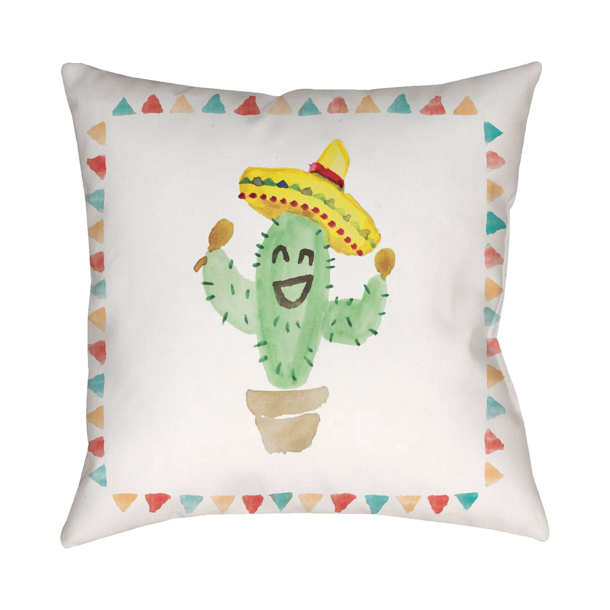 Livabliss - Cactus Accent Pillow - WMAYO028-1818 | Montreal Lighting & Hardware