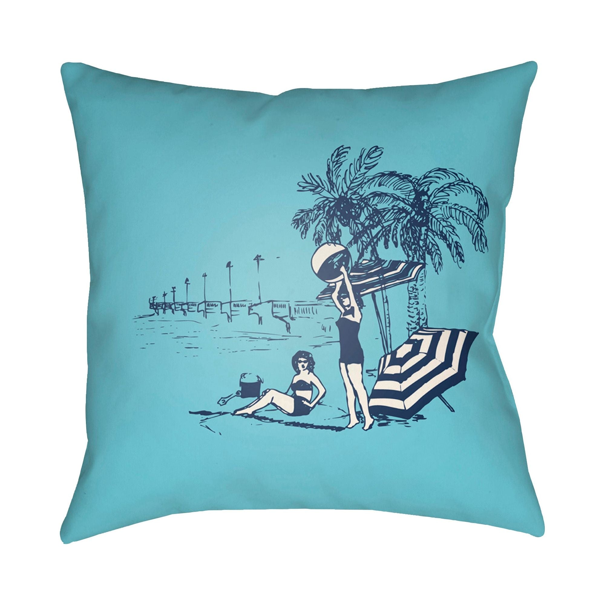 Livabliss - Carolina Coastal Accent Pillow - CC003-1818 | Montreal Lighting & Hardware