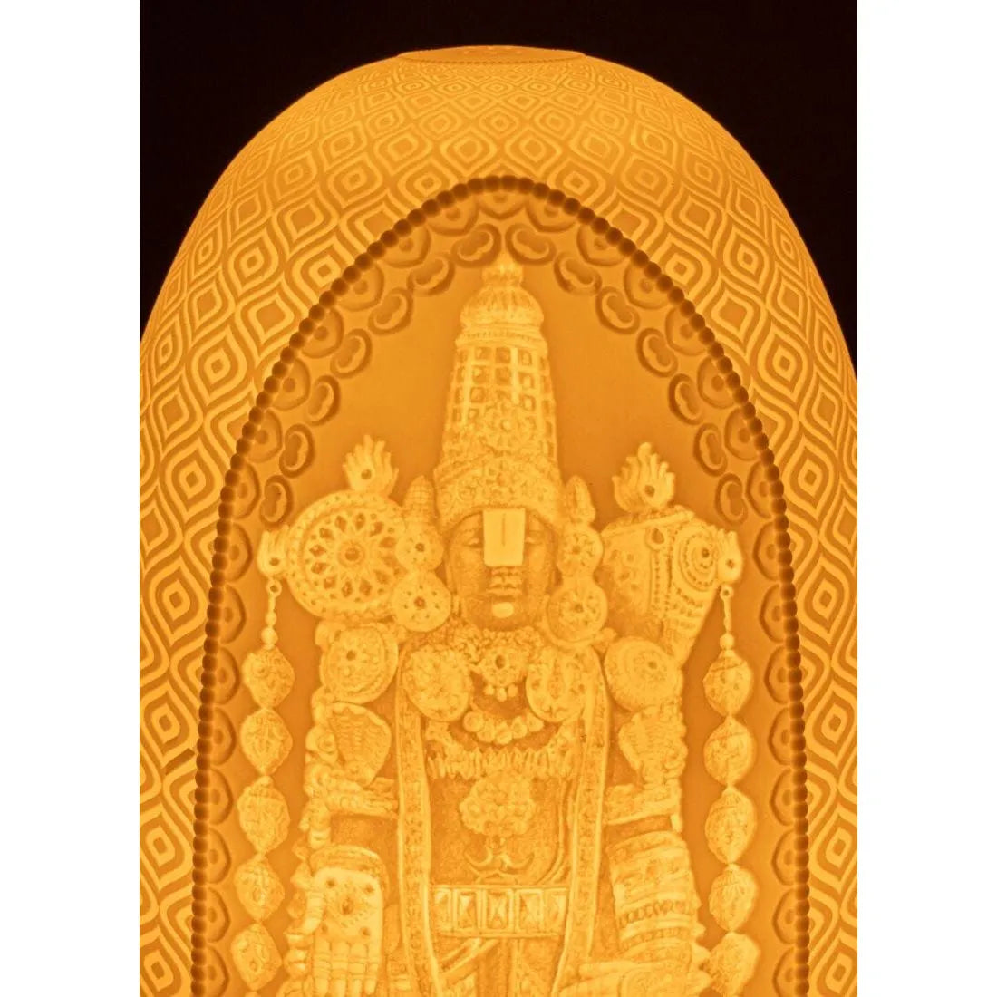 Lladro - Lord Balaji Dome Table Lamp - 1024281 | Montreal Lighting & Hardware