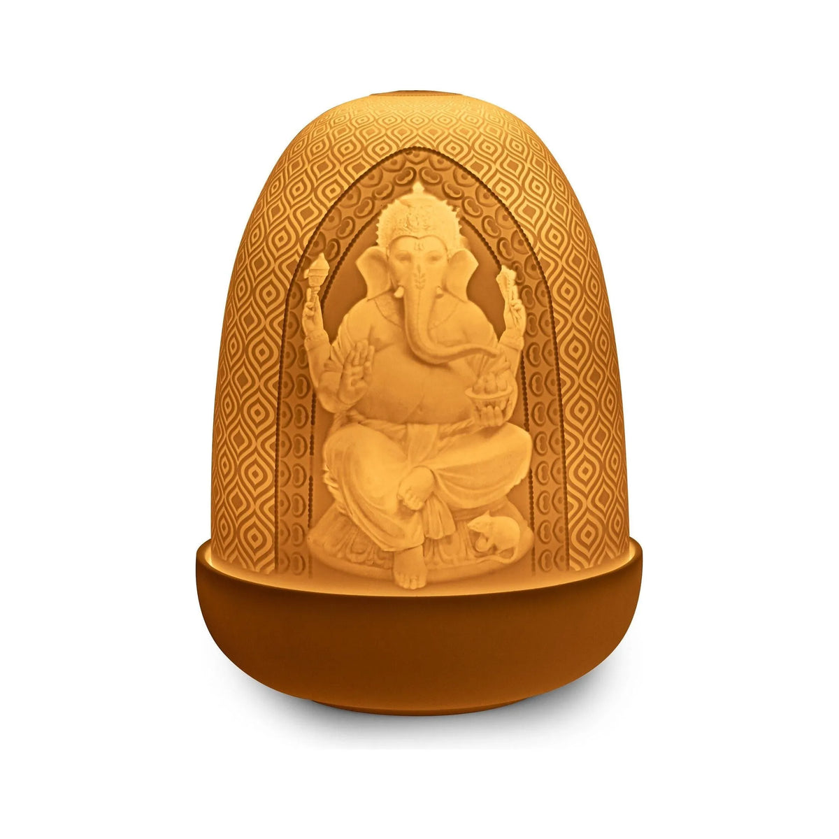 Lladro - Lord Ganesha & Goddess Lakshmi Dome Table Lamp - 1024227 | Montreal Lighting & Hardware