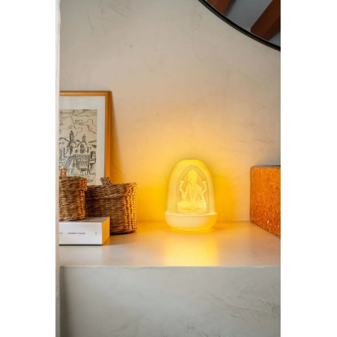 Lladro - Lord Ganesha & Goddess Lakshmi Dome Table Lamp - 1024227 | Montreal Lighting & Hardware