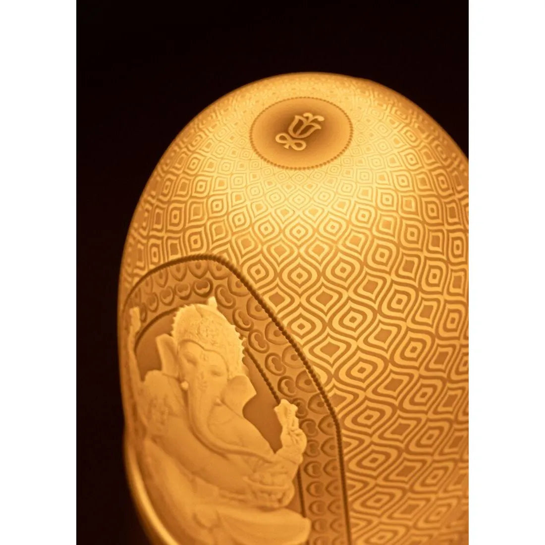 Lladro - Lord Ganesha & Goddess Lakshmi Dome Table Lamp - 1024227 | Montreal Lighting & Hardware