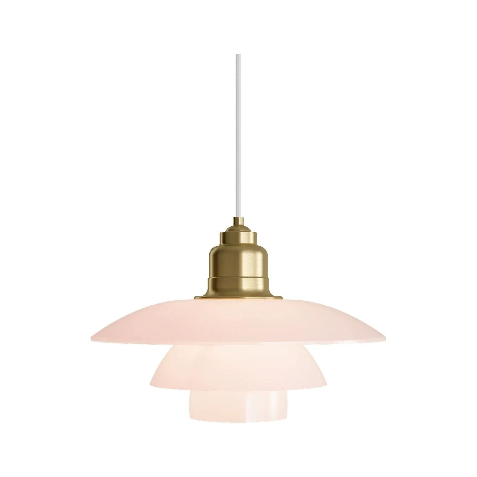 Louis Poulsen - Pale Rose PH 3½-3 Brass Pendant - 5741939794 | Montreal Lighting & Hardware