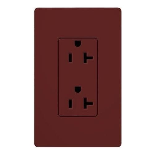 Claro & Satin Colors 20A Tamper Resistant Receptacle