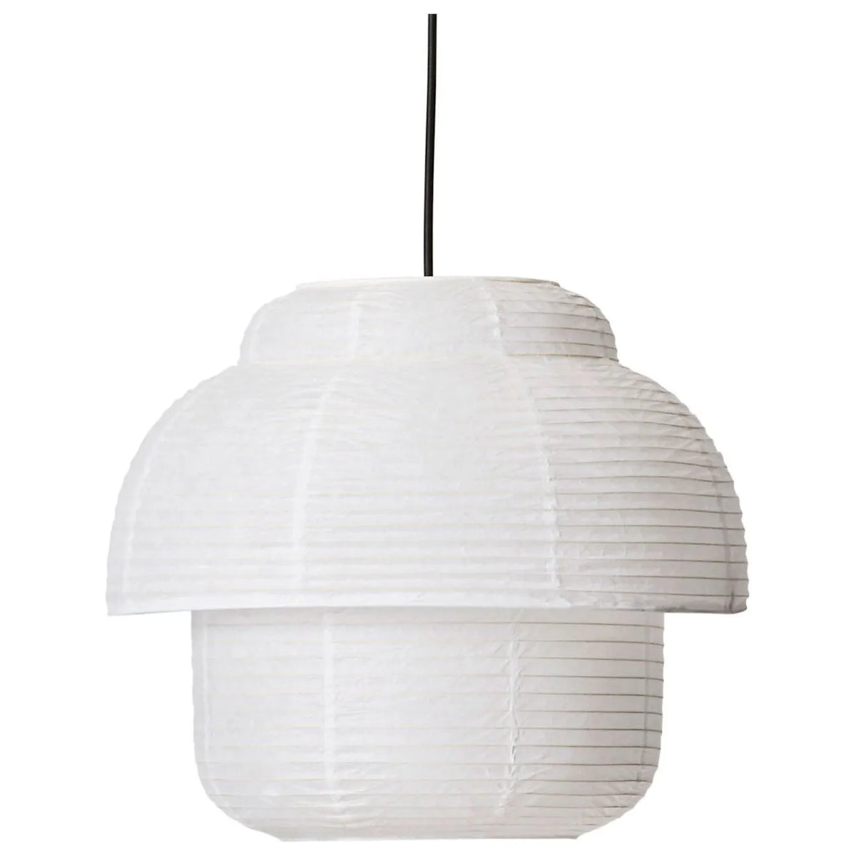 Made By Hand - Papier Double Pendant - MH-PAP40D WH | Montreal Lighting & Hardware