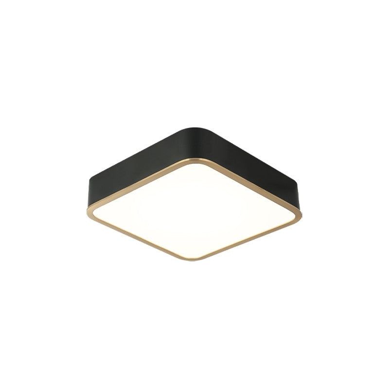 Matteo Lighting - Ainslay LED Ceiling Mount - M10542BKAG | Montreal Lighting & Hardware