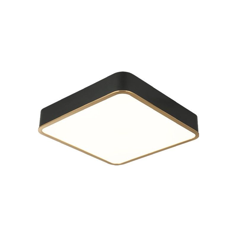 Matteo Lighting - Ainslay LED Ceiling Mount - M10545BKAG | Montreal Lighting & Hardware