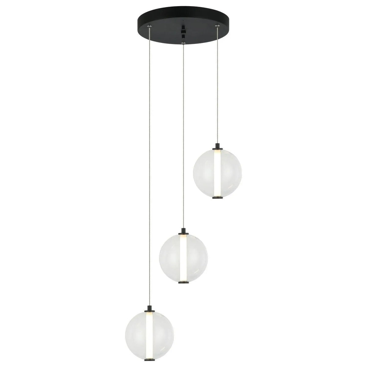 Matteo Lighting - Belange LED Multi-Light Pendant - C69603MBCL | Montreal Lighting & Hardware