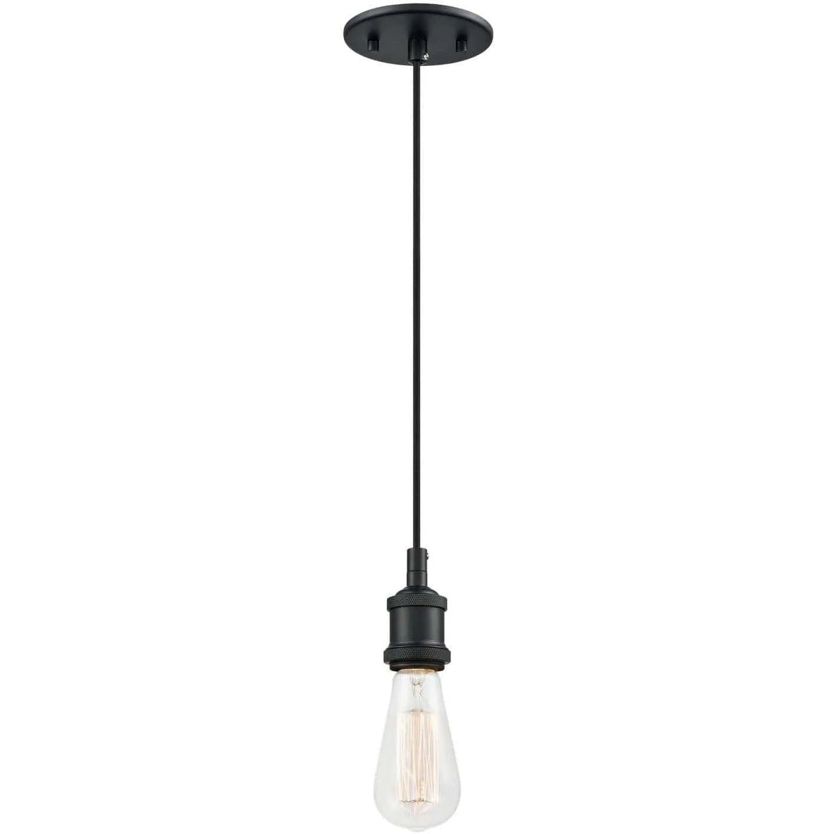 Matteo Lighting - Bulstrode's Workshop Pendant - C46100BK | Montreal Lighting & Hardware