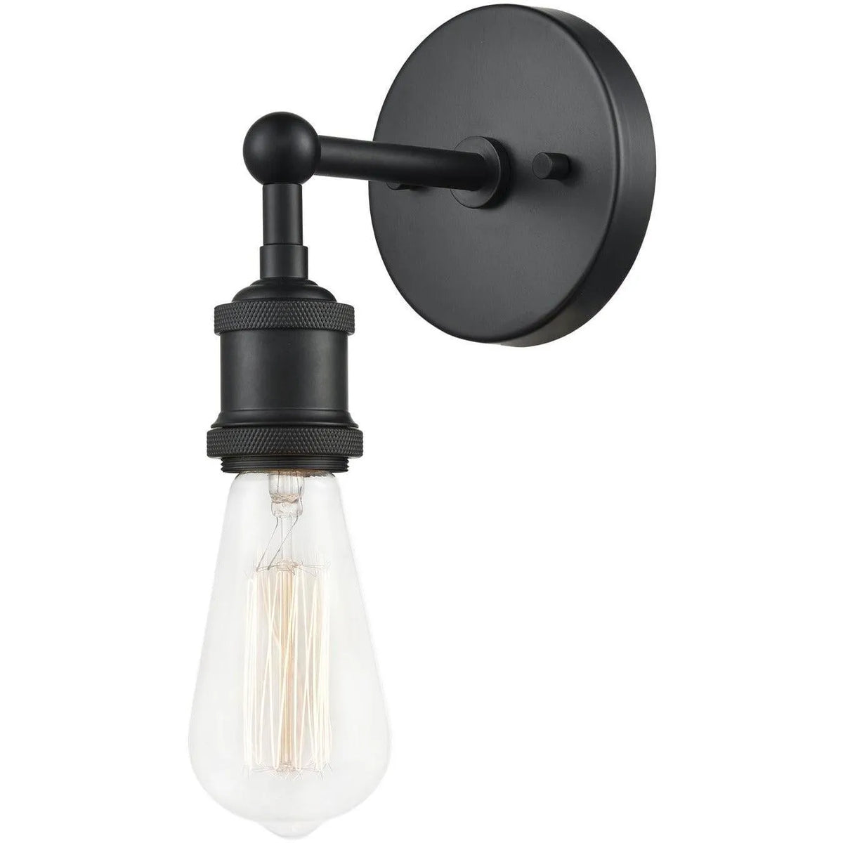 Matteo Lighting - Bulstrode's Workshop Wall Sconce - W46100BK | Montreal Lighting & Hardware