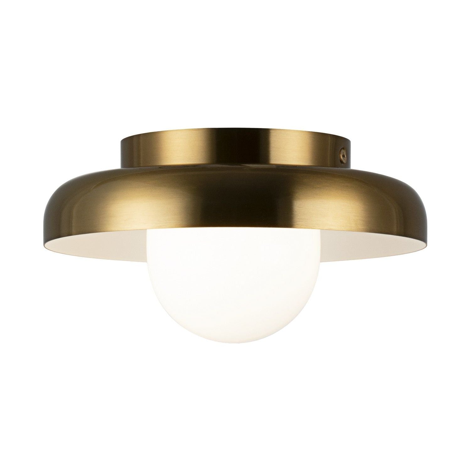 Matteo Lighting - Creston LED Ceiling Mount - X34401AGOP | Montreal Lighting & Hardware