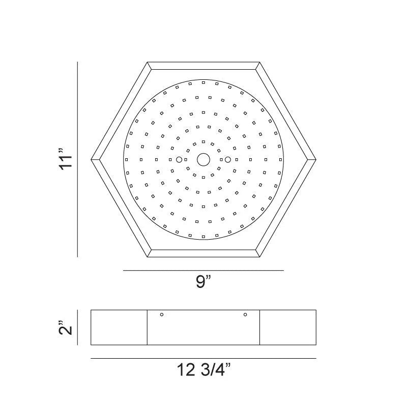 Matteo Lighting - Hexol Ceiling Mount - M12611OR | Montreal Lighting & Hardware