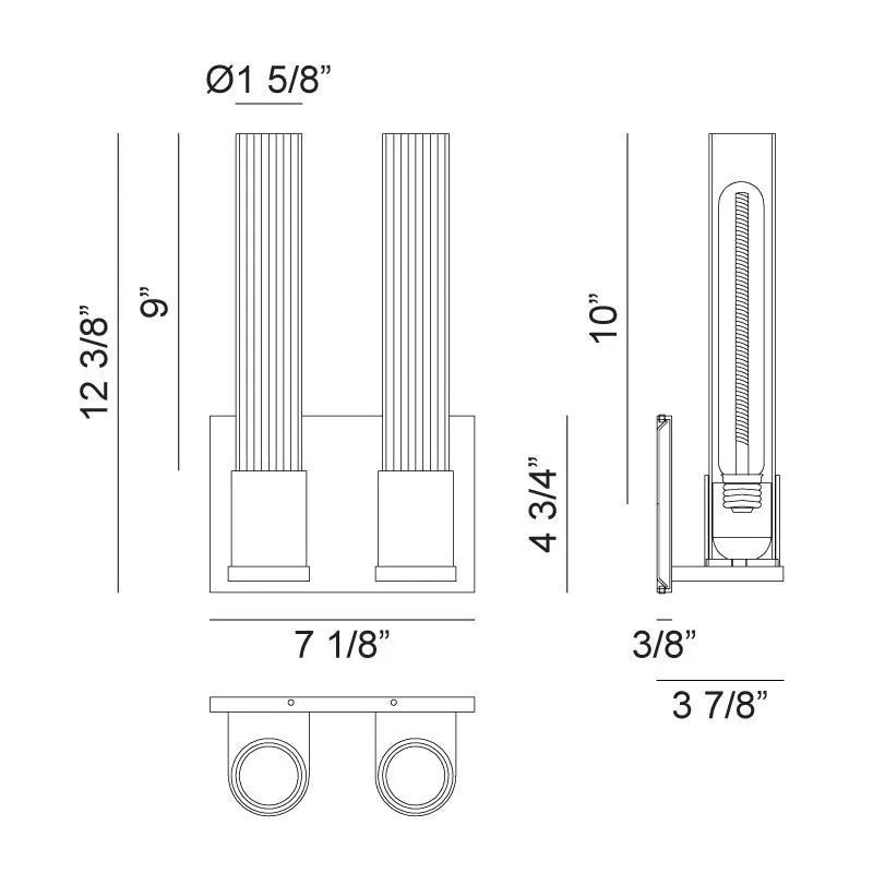 Matteo Lighting - Lyndon Wall Sconce - S08501OB | Montreal Lighting & Hardware