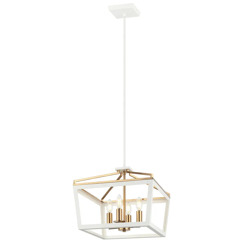 Matteo Lighting - Mavonshire Chandelier - C67004WHAG | Montreal Lighting & Hardware