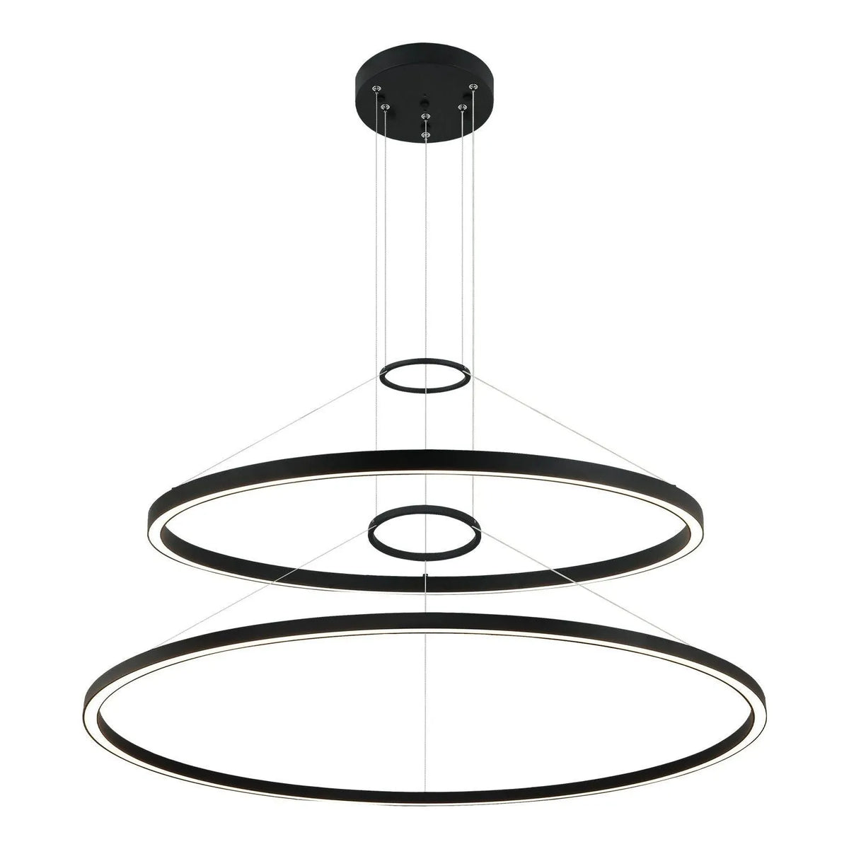 Matteo Lighting - O'Hara LED Double Chandelier - C30856BG | Montreal Lighting & Hardware