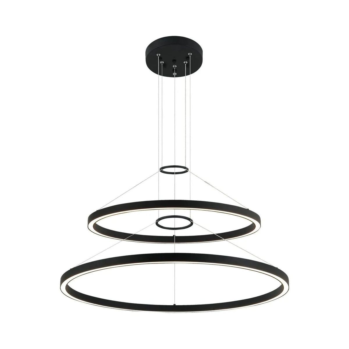 Matteo Lighting - O'Hara LED Double Chandelier - C30856BG | Montreal Lighting & Hardware