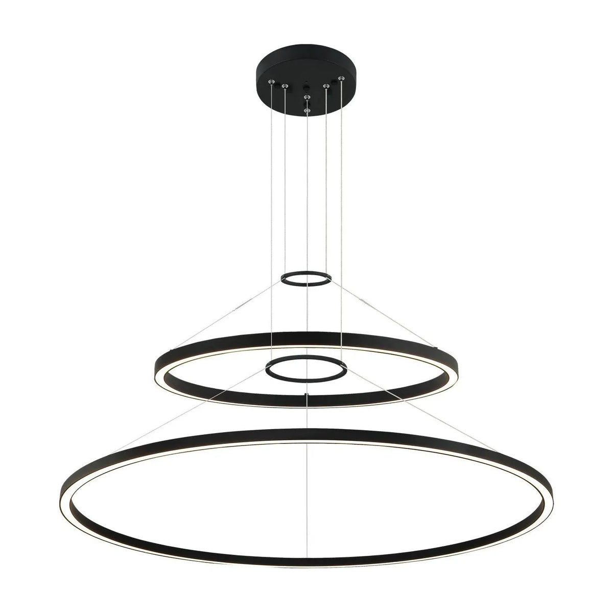 Matteo Lighting - O'Hara LED Double Chandelier - C30856BG | Montreal Lighting & Hardware