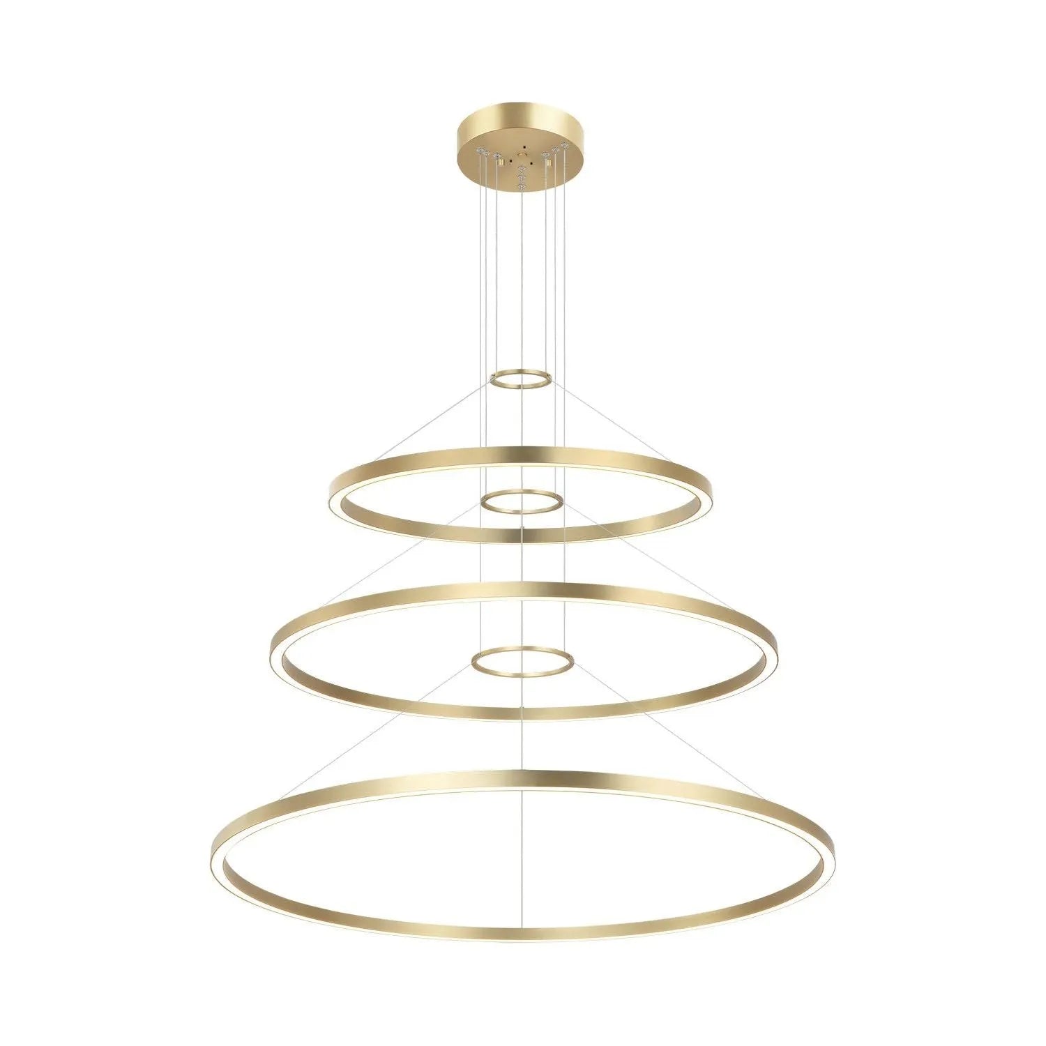 Matteo Lighting - O'Hara LED Triple Chandelier - C30896BG | Montreal Lighting & Hardware