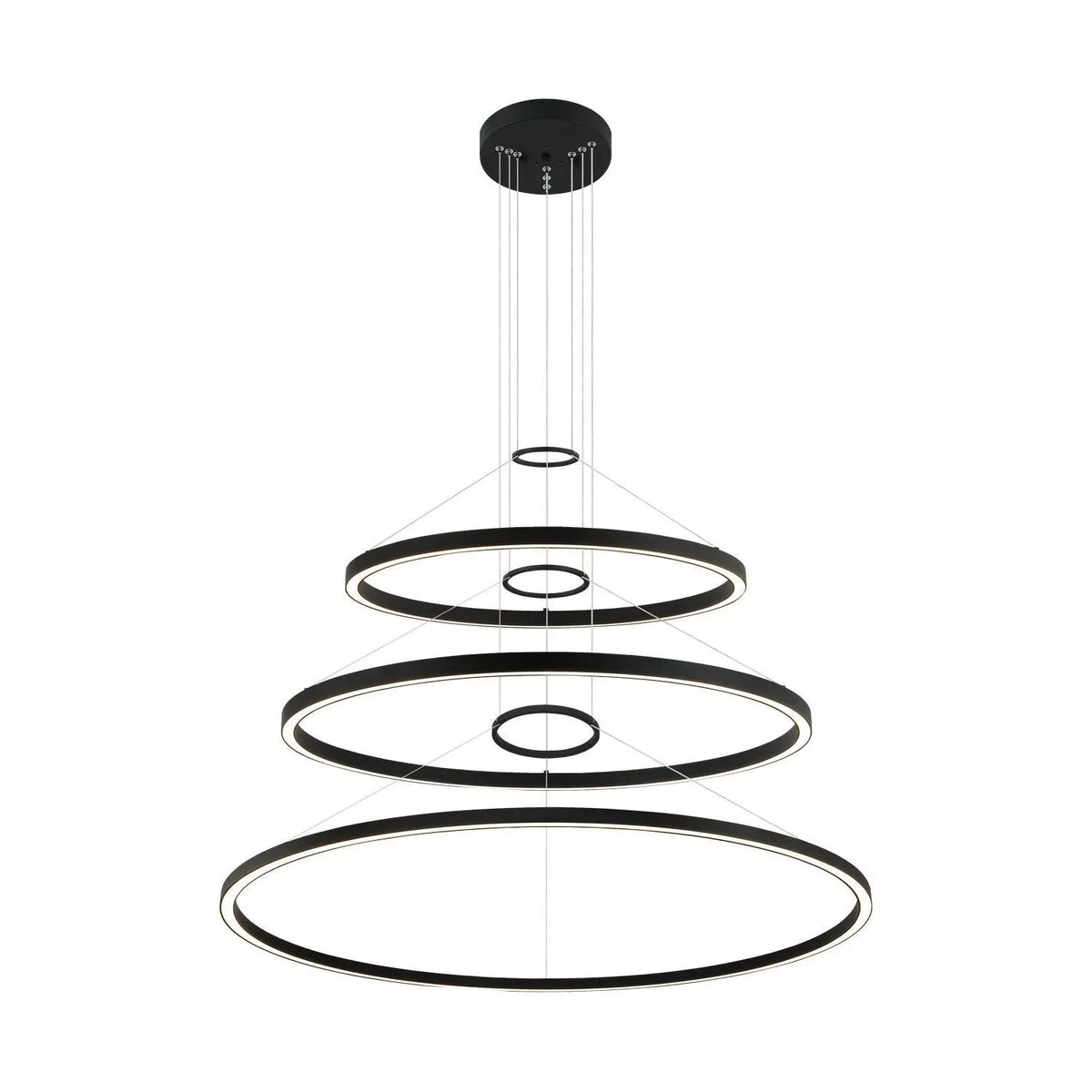 Matteo Lighting - O'Hara LED Triple Chandelier - C30896BG | Montreal Lighting & Hardware