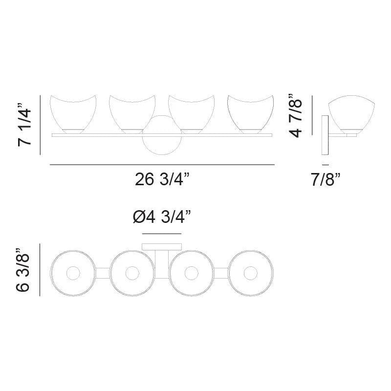 Matteo Lighting - Uptowne Vanity - S04201CHOP | Montreal Lighting & Hardware