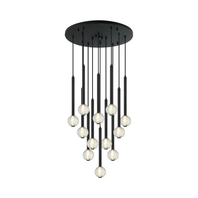 Matteo Lighting - Windchimer Multi-Light Pendant - C68903AG | Montreal Lighting & Hardware