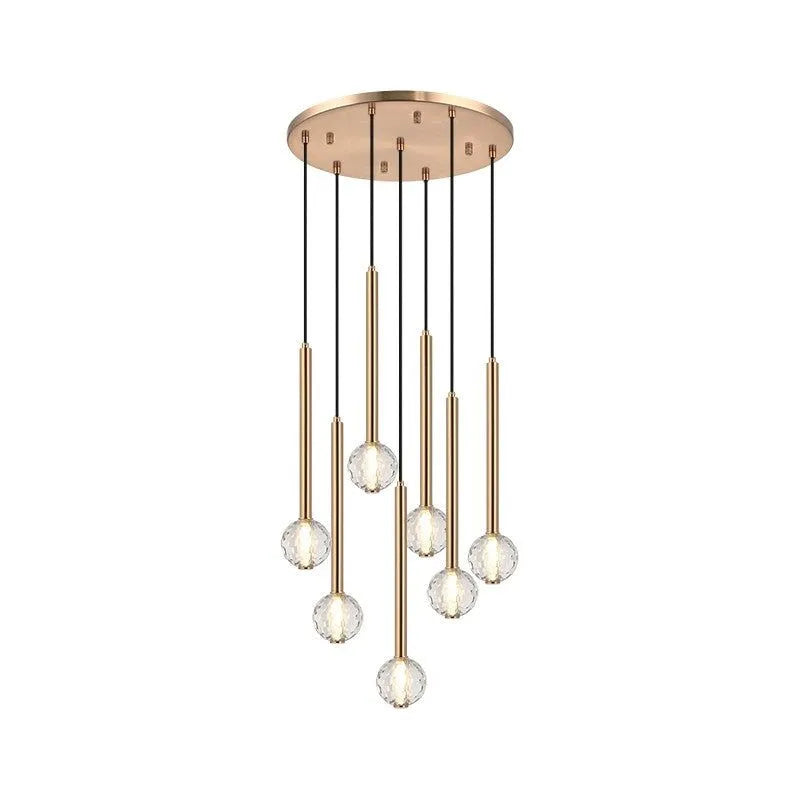 Matteo Lighting - Windchimer Multi-Light Pendant - C68903AG | Montreal Lighting & Hardware