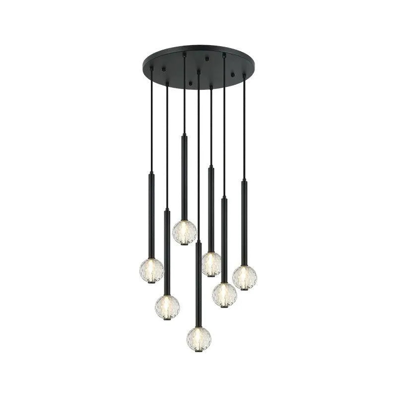 Matteo Lighting - Windchimer Multi-Light Pendant - C68903AG | Montreal Lighting & Hardware