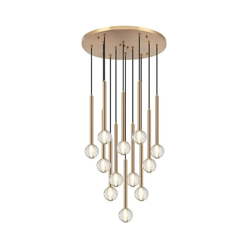 Matteo Lighting - Windchimer Multi-Light Pendant - C68903AG | Montreal Lighting & Hardware