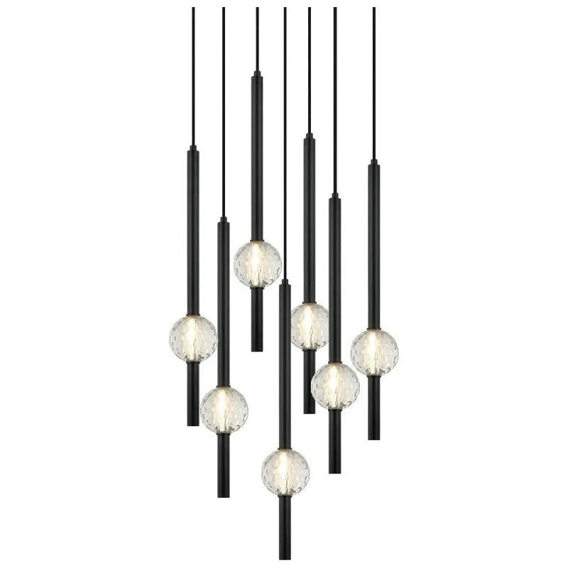 Matteo Lighting - Windchimer Multi-Light Pendant - C68907MB | Montreal Lighting & Hardware