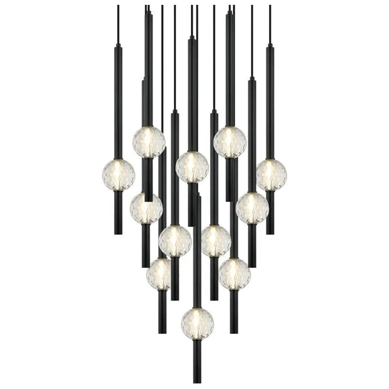 Matteo Lighting - Windchimer Multi-Light Pendant - C68912MB | Montreal Lighting & Hardware