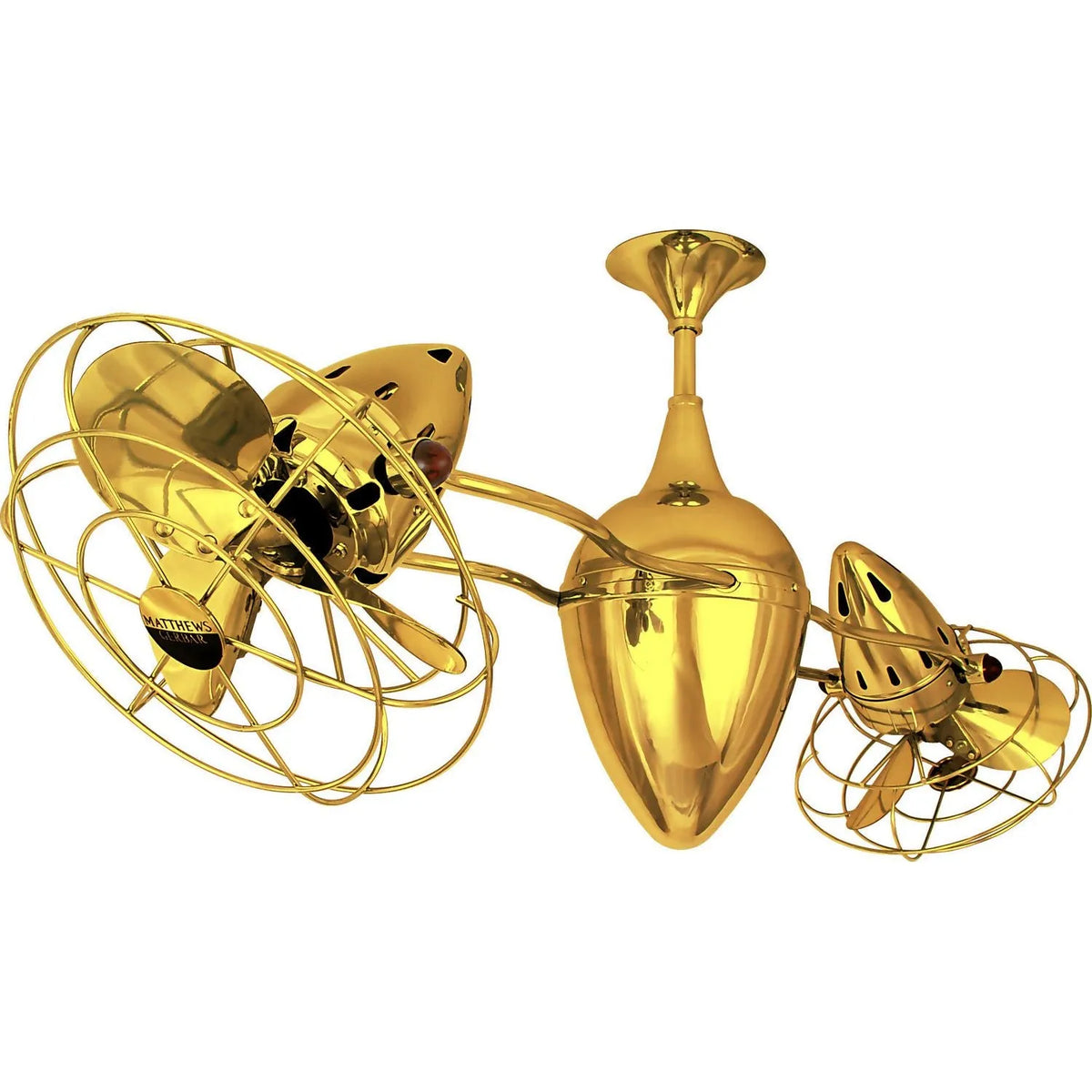 Matthews Fan Company - Ar Ruthiane Ceiling Fan - AR-GOLD-MTL | Montreal Lighting & Hardware