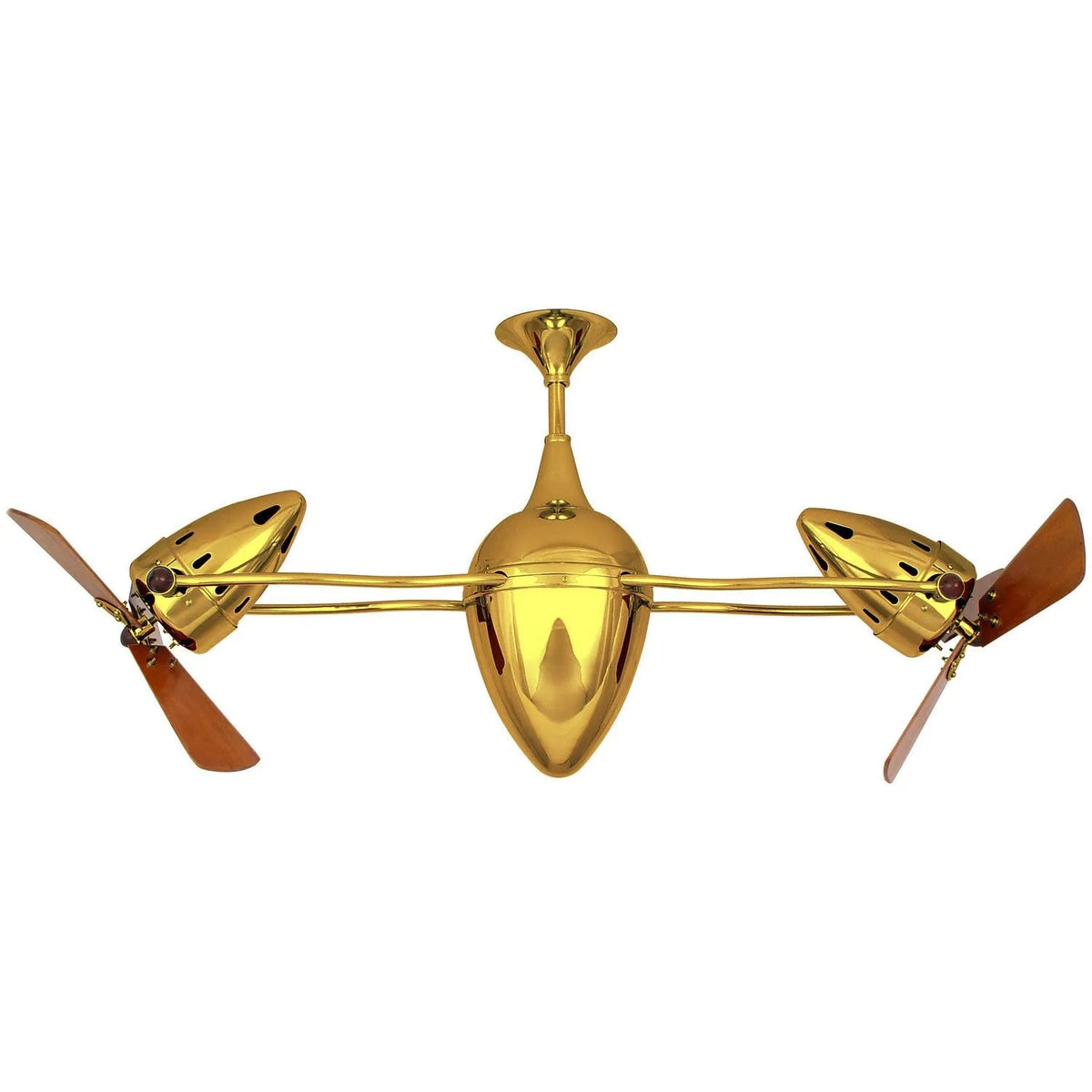 Matthews Fan Company - Ar Ruthiane Ceiling Fan - AR-GOLD-WD | Montreal Lighting & Hardware