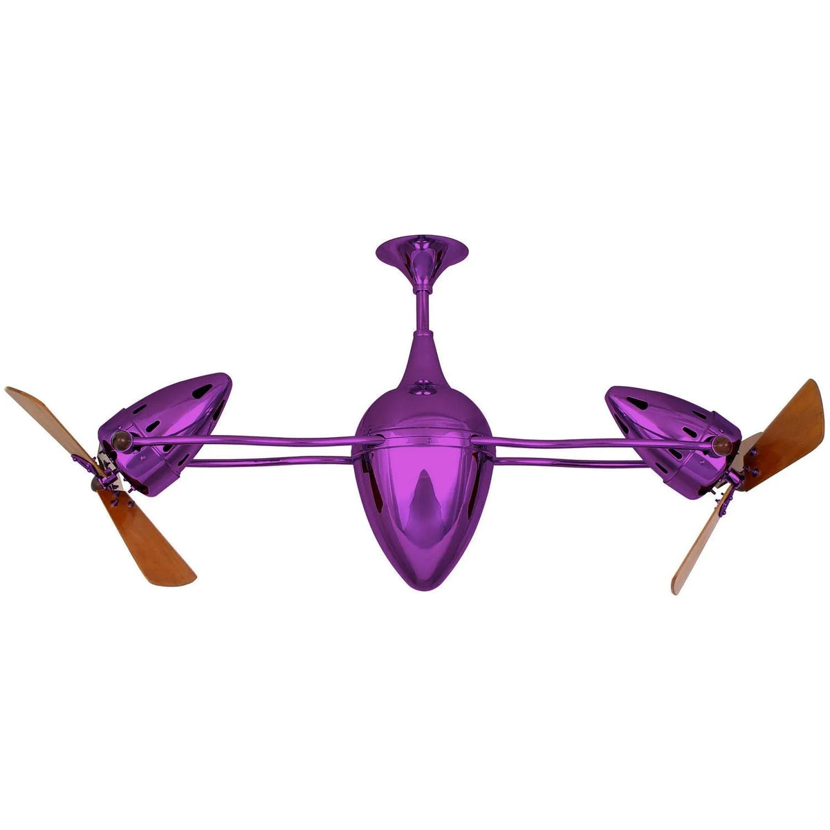 Matthews Fan Company - Ar Ruthiane Ceiling Fan - AR-LTPURPLE-WD | Montreal Lighting & Hardware