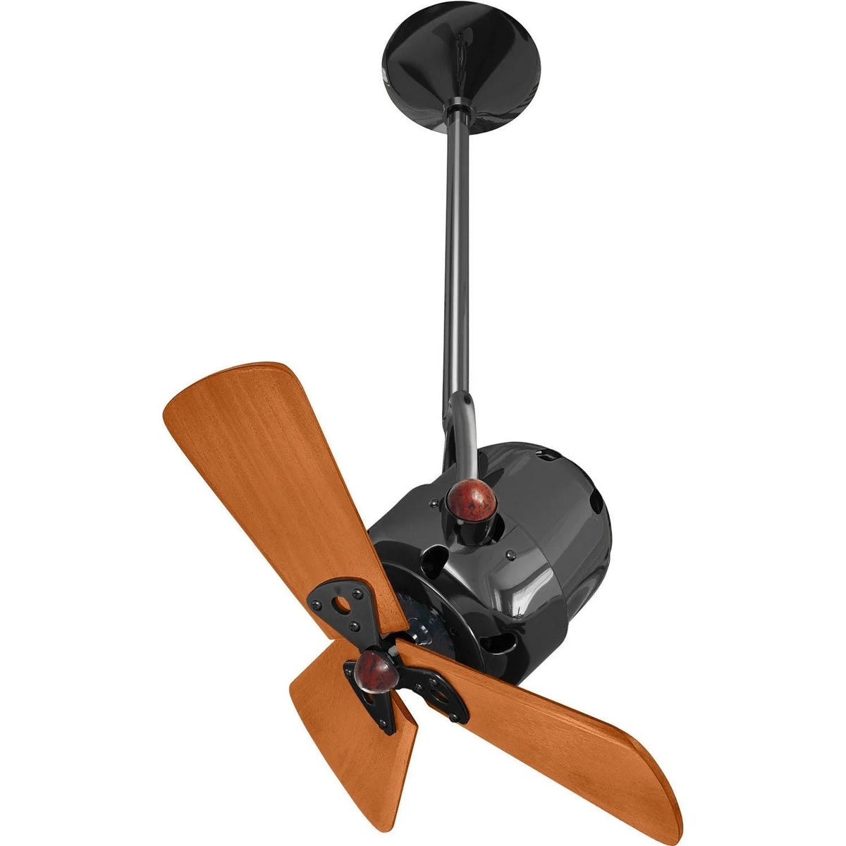 Matthews Fan Company - Bianca Direcional Ceiling Fan - BD-BKN-WD | Montreal Lighting & Hardware