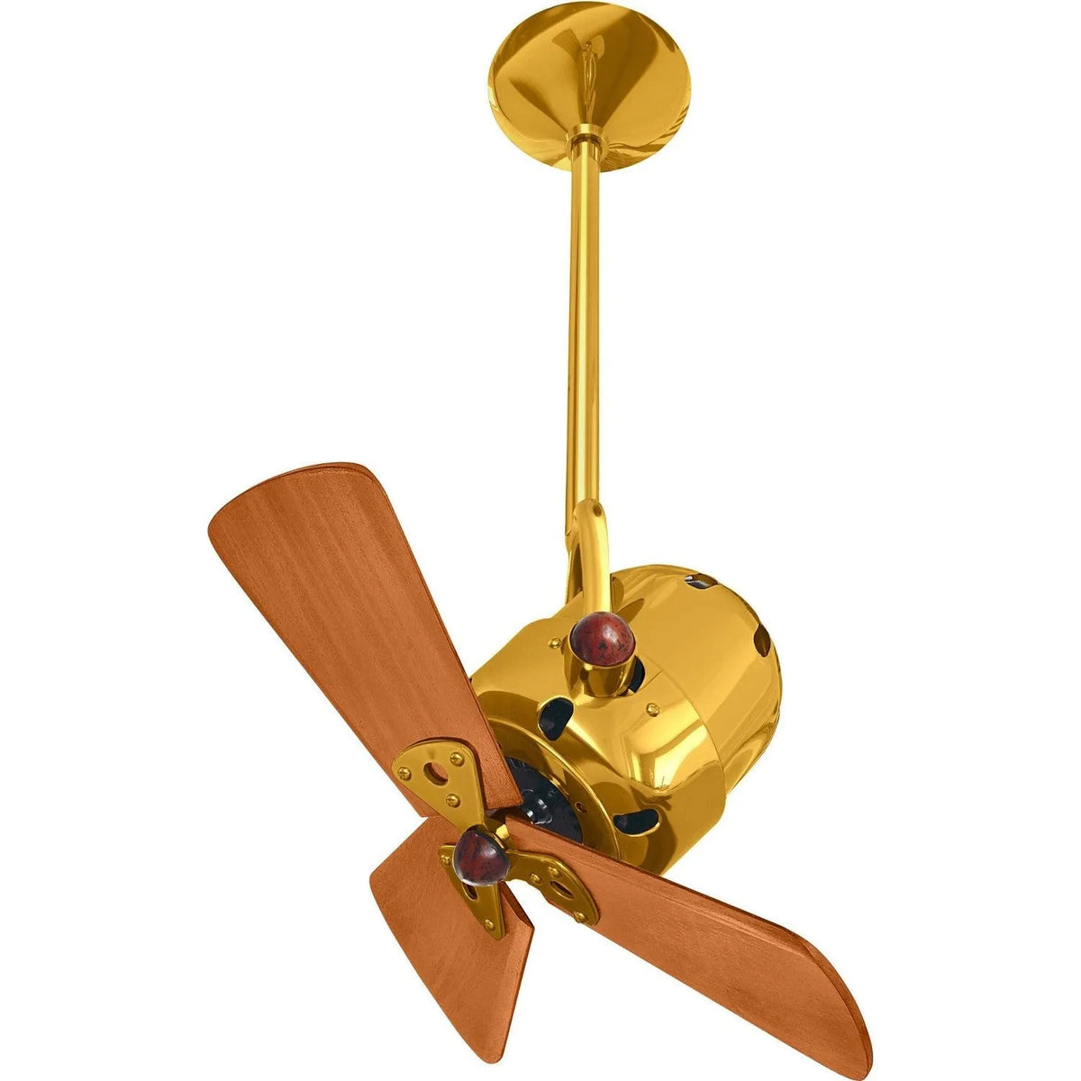 Matthews Fan Company - Bianca Direcional Ceiling Fan - BD-GOLD-WD | Montreal Lighting & Hardware