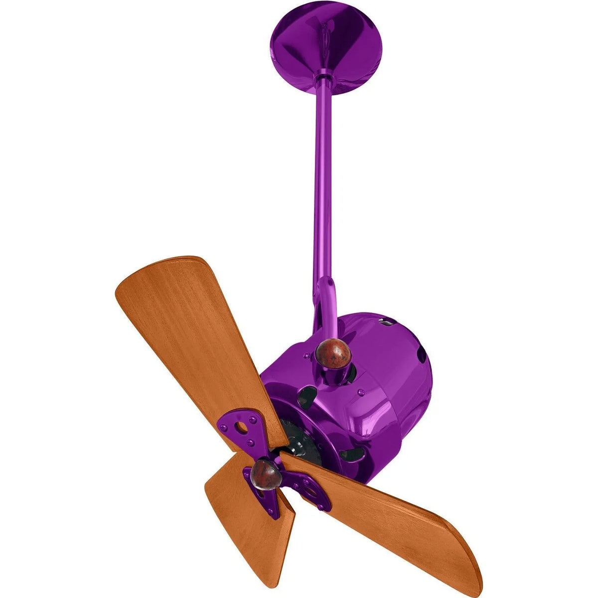 Matthews Fan Company - Bianca Direcional Ceiling Fan - BD-LTPURPLE-WD | Montreal Lighting & Hardware