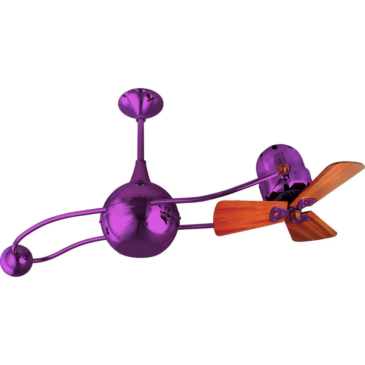 Matthews Fan Company - Brisa 2000 Ceiling Fan - B2K-LTPURPLE-WD | Montreal Lighting & Hardware