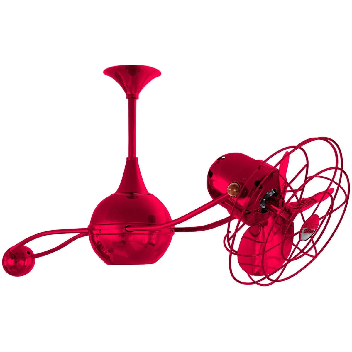 Matthews Fan Company - Brisa 2000 Ceiling Fan - B2K-RED-MTL | Montreal Lighting & Hardware