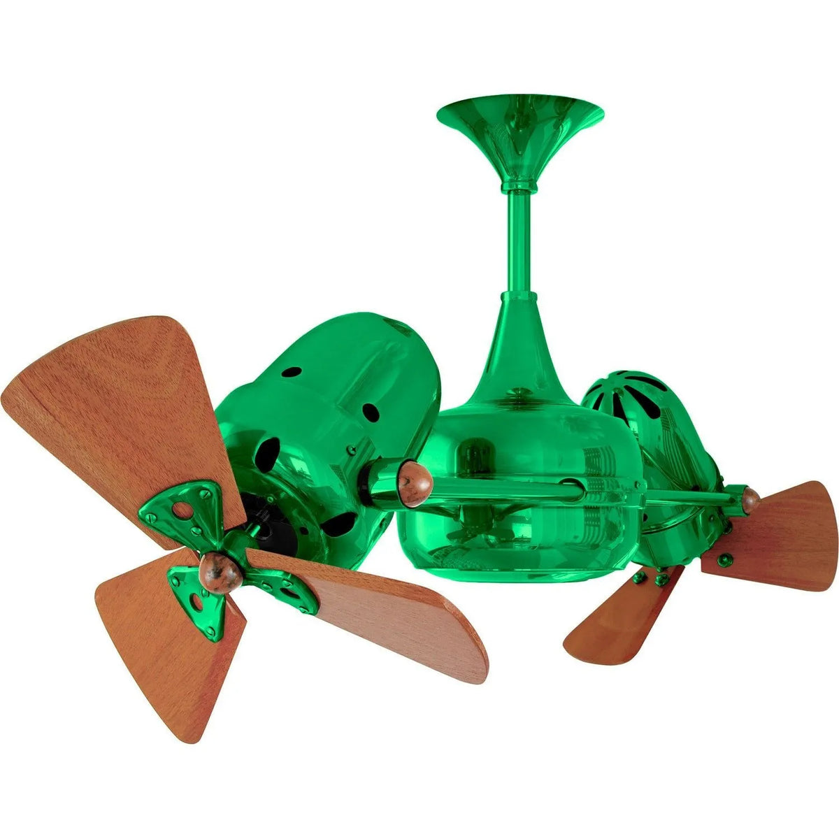 Matthews Fan Company - Duplo-Dinamico Ceiling Fan - DD-GREEN-WD | Montreal Lighting & Hardware