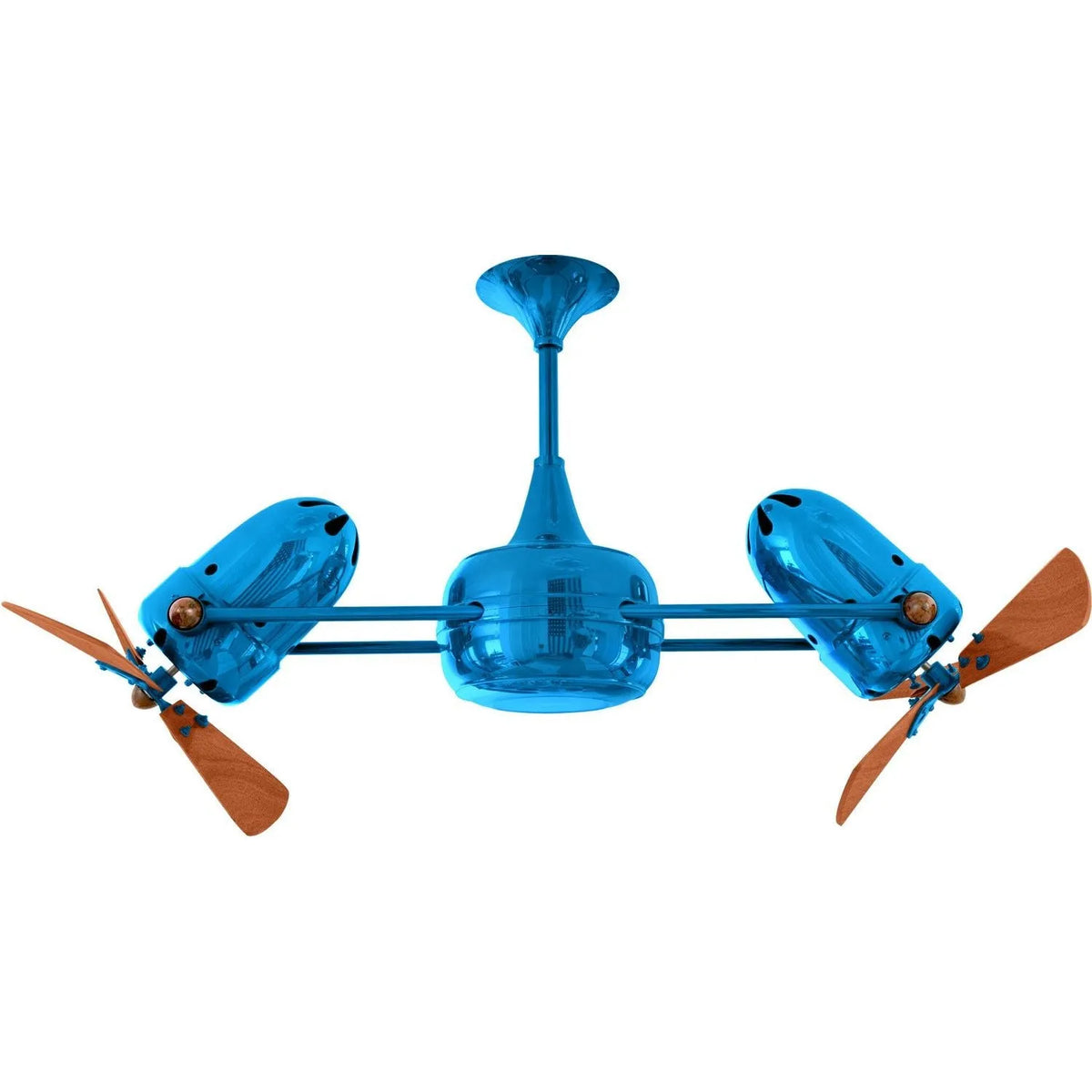 Matthews Fan Company - Duplo-Dinamico Ceiling Fan - DD-LTBLUE-WD | Montreal Lighting & Hardware