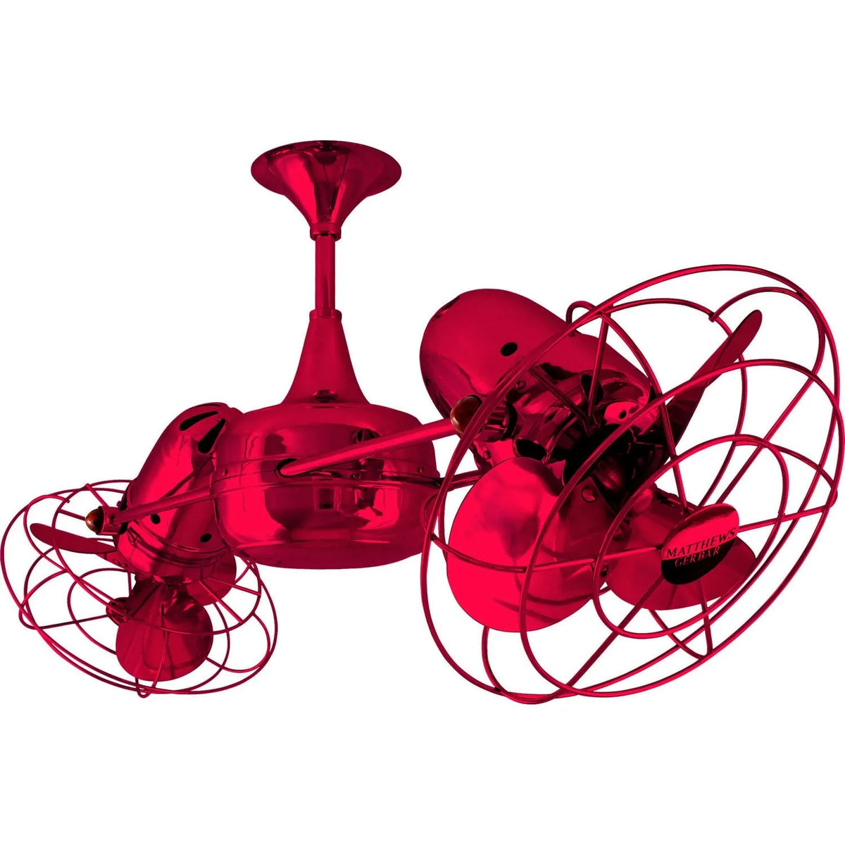 Matthews Fan Company - Duplo-Dinamico Ceiling Fan - DD-RED-MTL | Montreal Lighting & Hardware