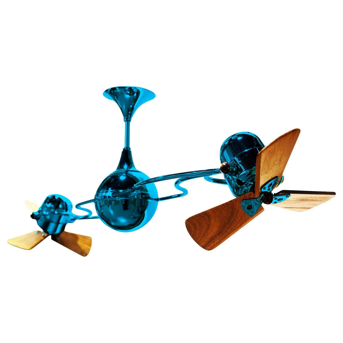 Matthews Fan Company - Italo Ventania Ceiling Fan - IV-LTBLUE-WD | Montreal Lighting & Hardware