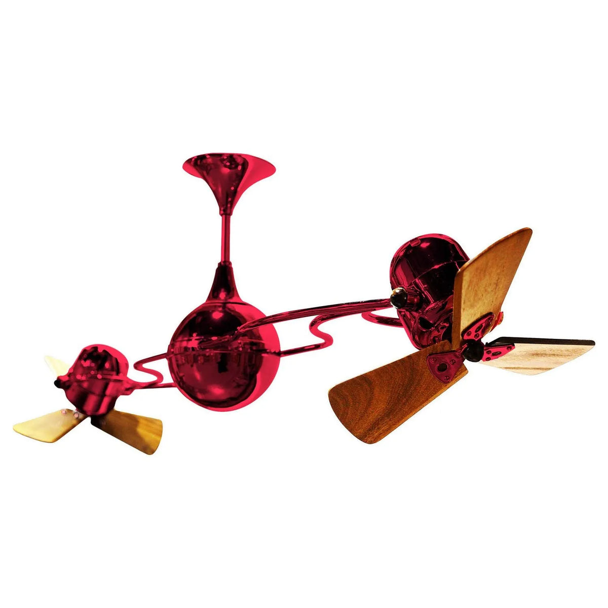 Matthews Fan Company - Italo Ventania Ceiling Fan - IV-RED-WD | Montreal Lighting & Hardware