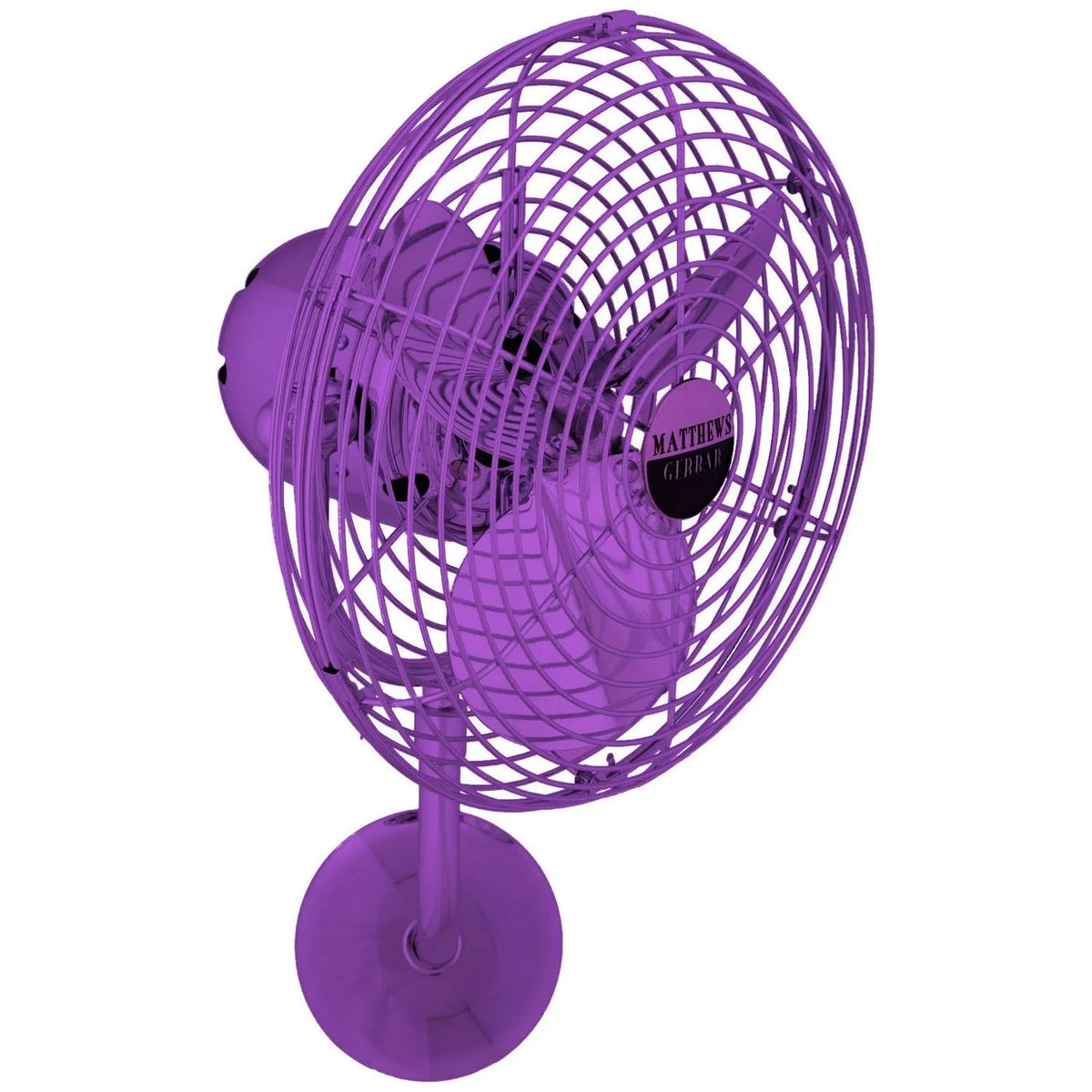 Matthews Fan Company - Michelle Parede Wall Fan - MP-LTPURPLE-MTL | Montreal Lighting & Hardware