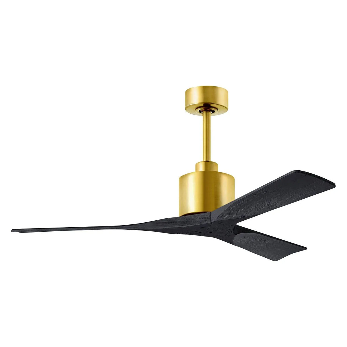 Matthews Fan Company - Nan Ceiling Fan - NK-BK-BK-52 | Montreal Lighting & Hardware