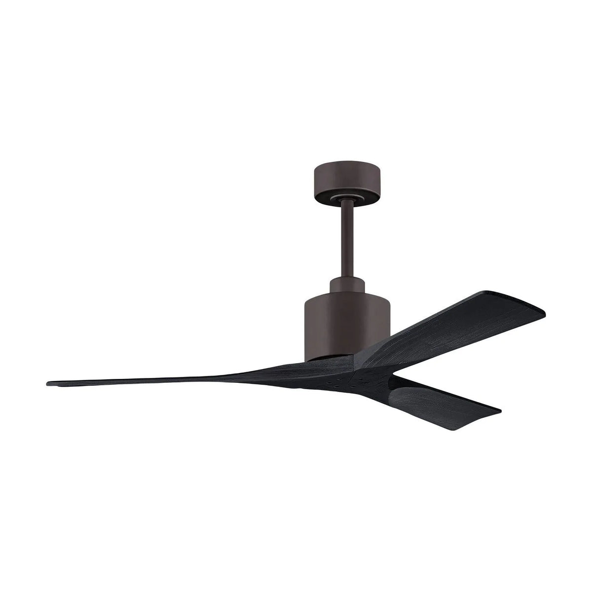 Matthews Fan Company - Nan Ceiling Fan - NK-BK-BK-52 | Montreal Lighting & Hardware