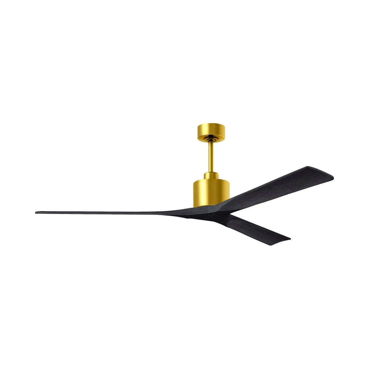 Matthews Fan Company - Nan XL Ceiling Fan - NKXL-BK-BK-72 | Montreal Lighting & Hardware